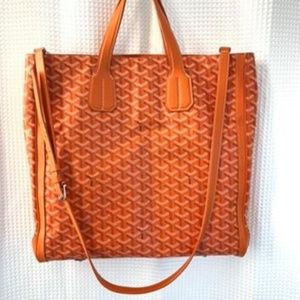 Goyard Voltaire Tote -Orange -Authentic- Like New